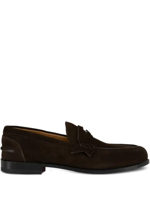 Christian Louboutin penny suede loafers