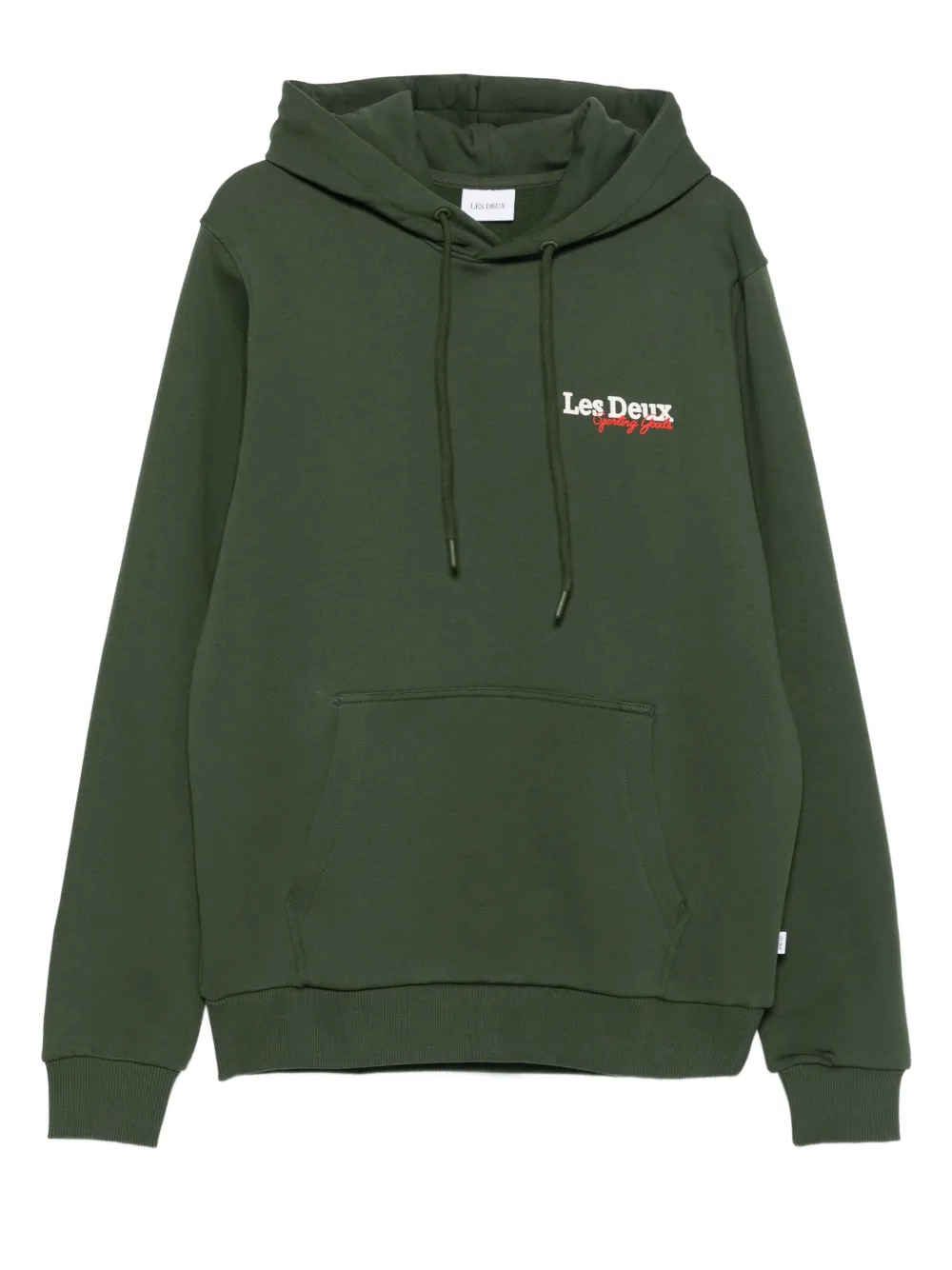 Les Deux Racing organic-cotton hoodie | Green | Image 1