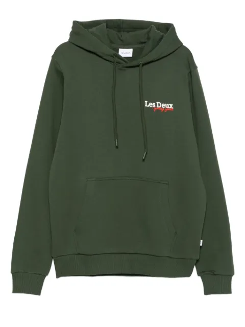 Les Deux Racing organic-cotton hoodie