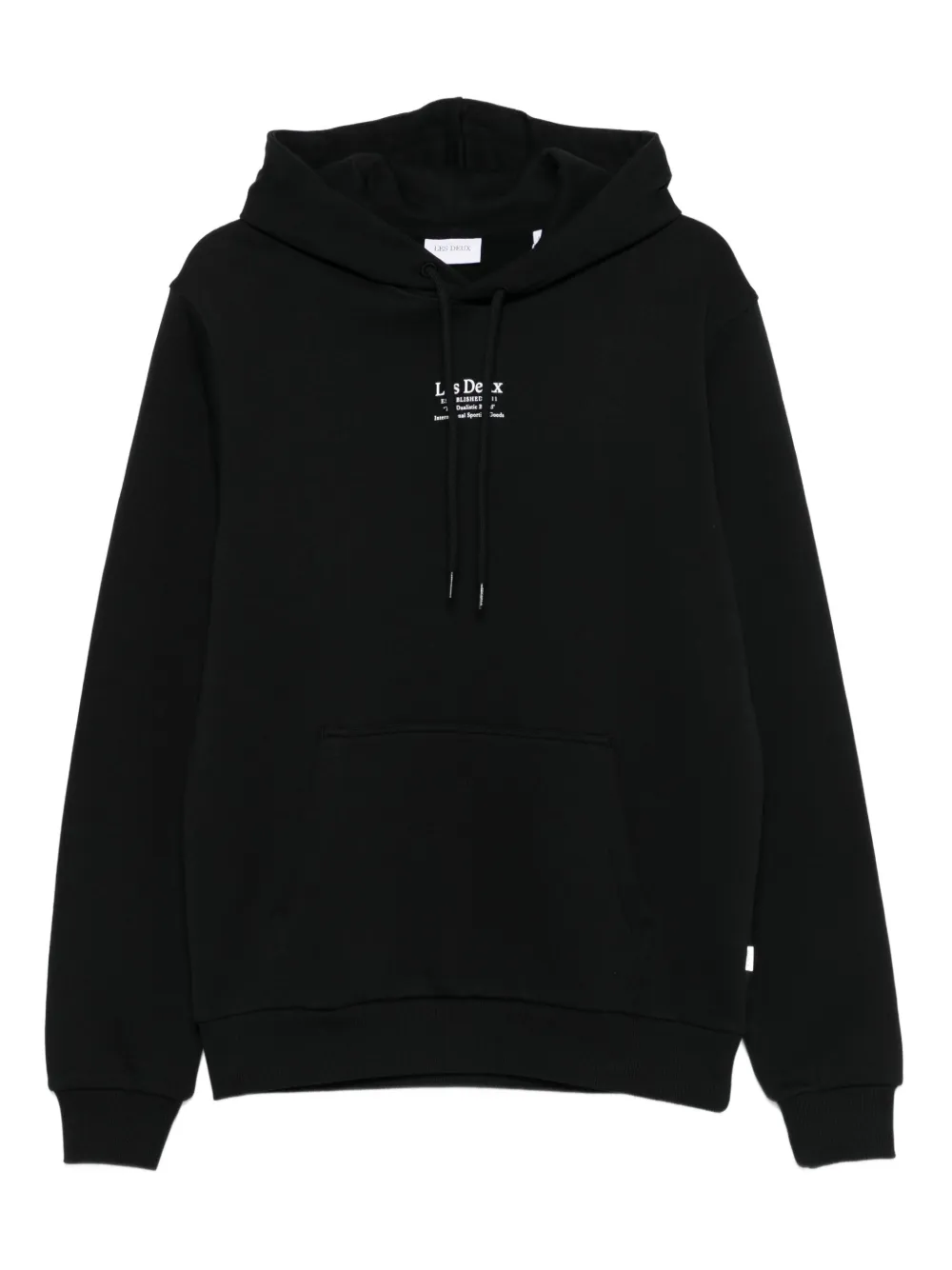 Les Deux Established logo hoodie | Black | Image 1