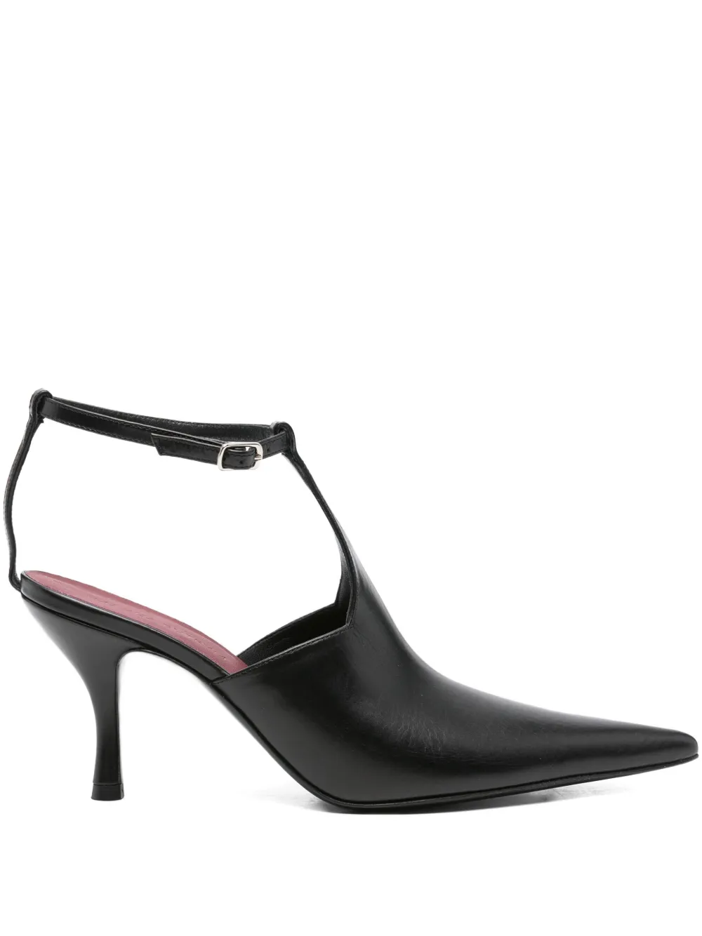 Magda Butrym 85mm Pointed-toe Ankle-strap Pumps In Black
