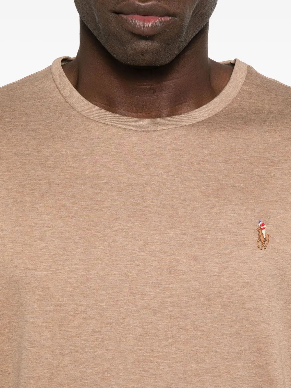 Polo Ralph Lauren T-shirt met borduurwerk Beige