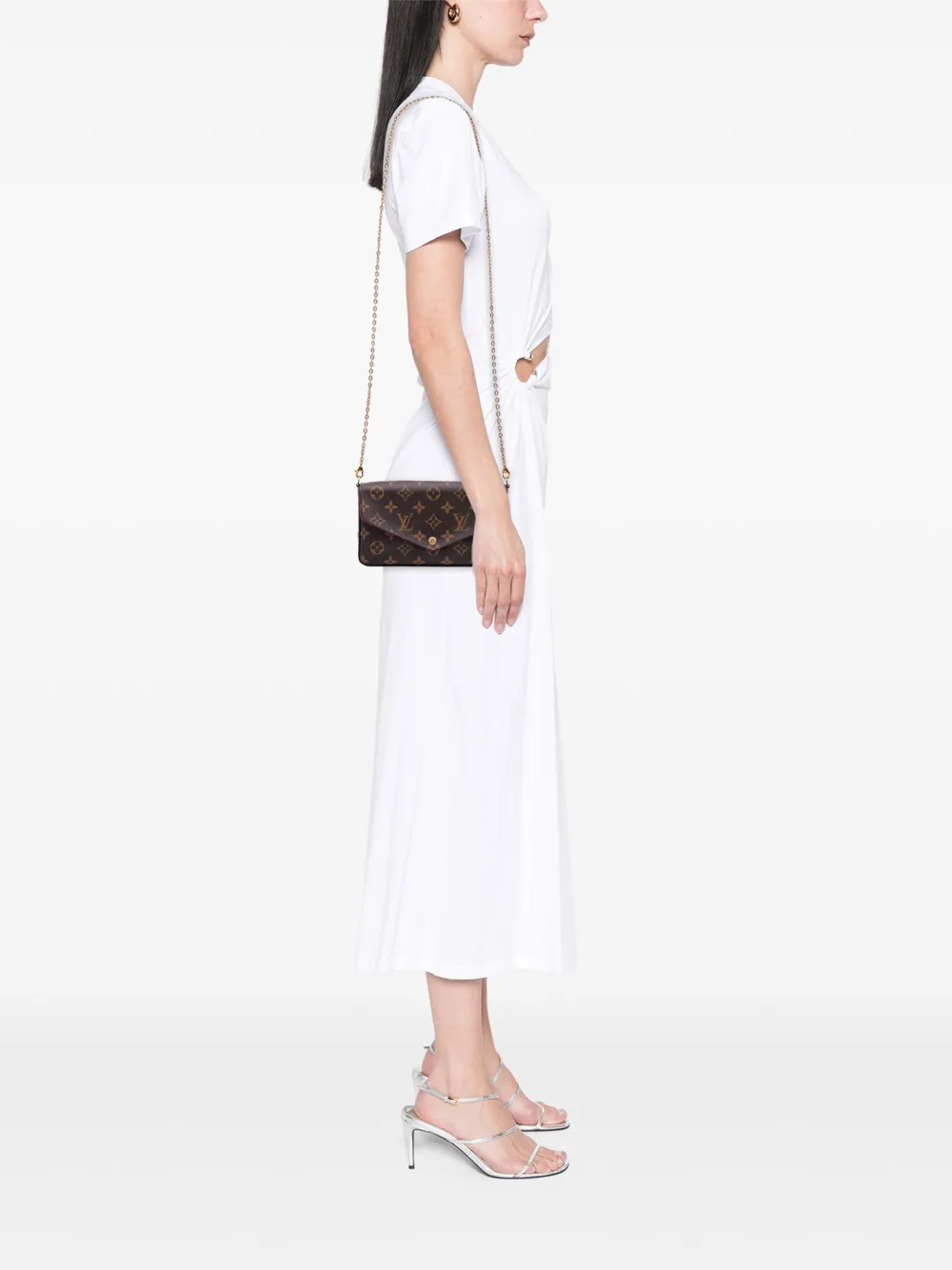 Louis Vuitton Pre-Owned 2018 Monogram Pochette Felicie crossbody bag | Pre-Owned | Image 2