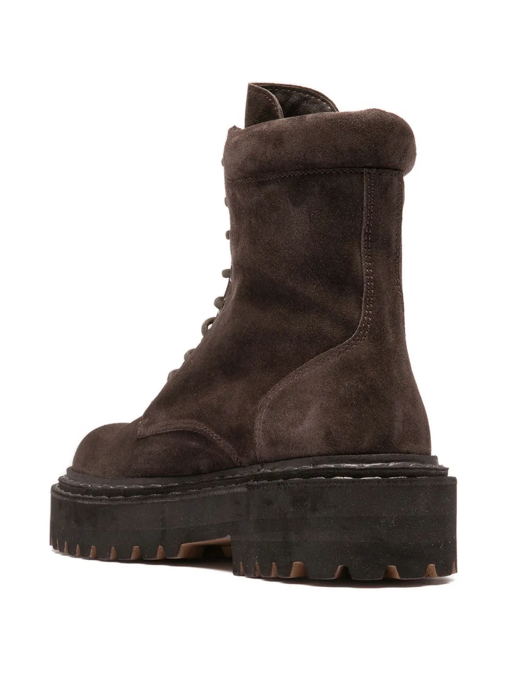 Officine Creative Blossom lace-up boots Brown
