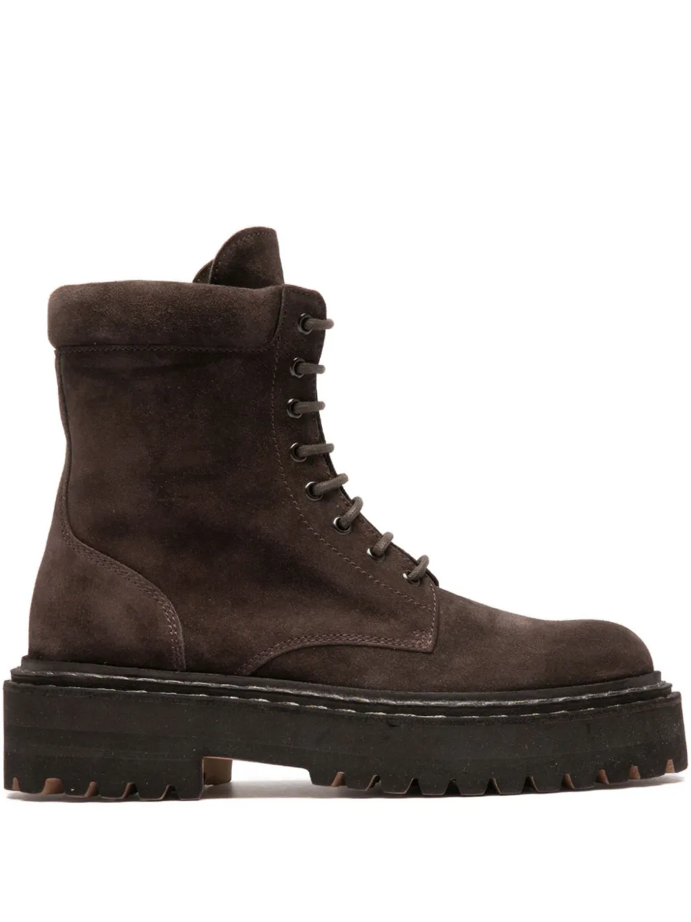 Officine Creative Blossom lace-up boots Brown