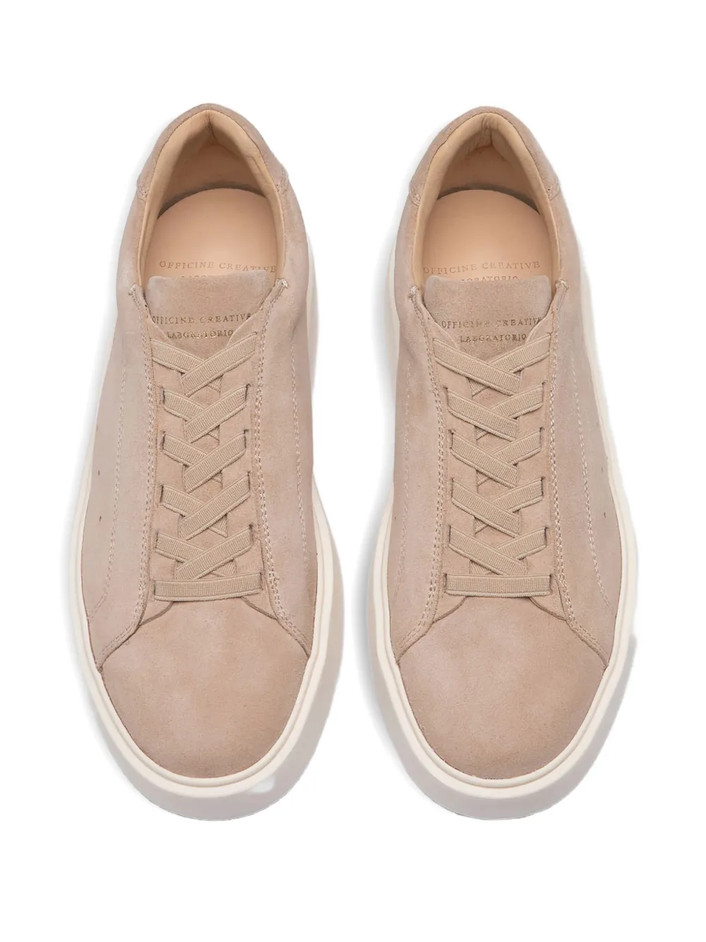 Officine Creative Leren sneakers - Beige
