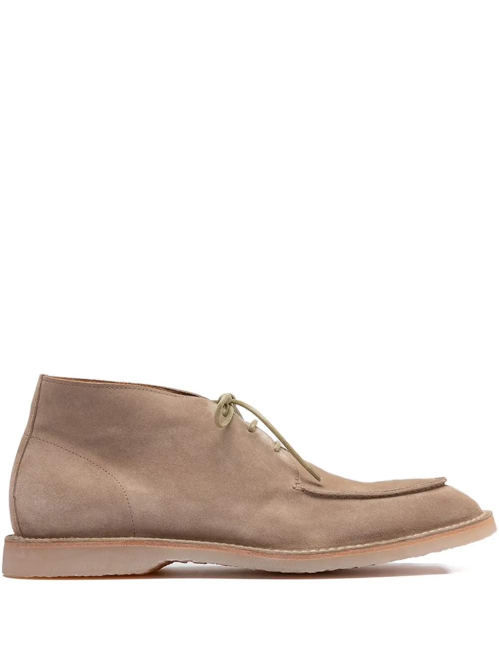 Officine Creative lace-up suede boots Brown