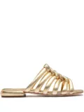 Officine Creative Suki 005 braided leather sandals - Brown