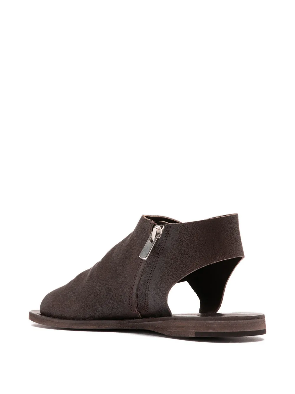 Officine Creative Itaca 033 leren slingback sandalen Bruin