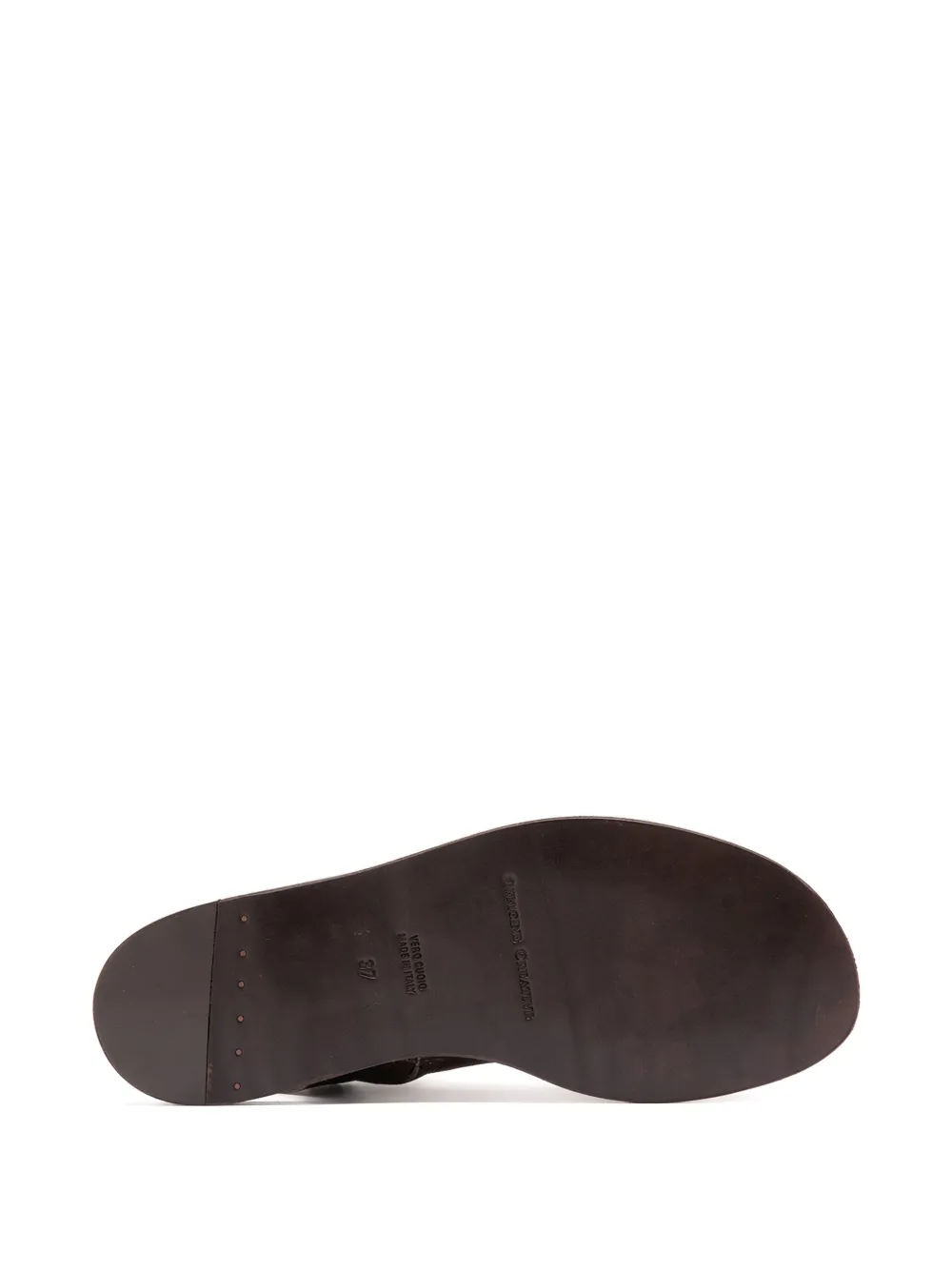 Officine Creative Itaca 033 leren slingback sandalen Bruin