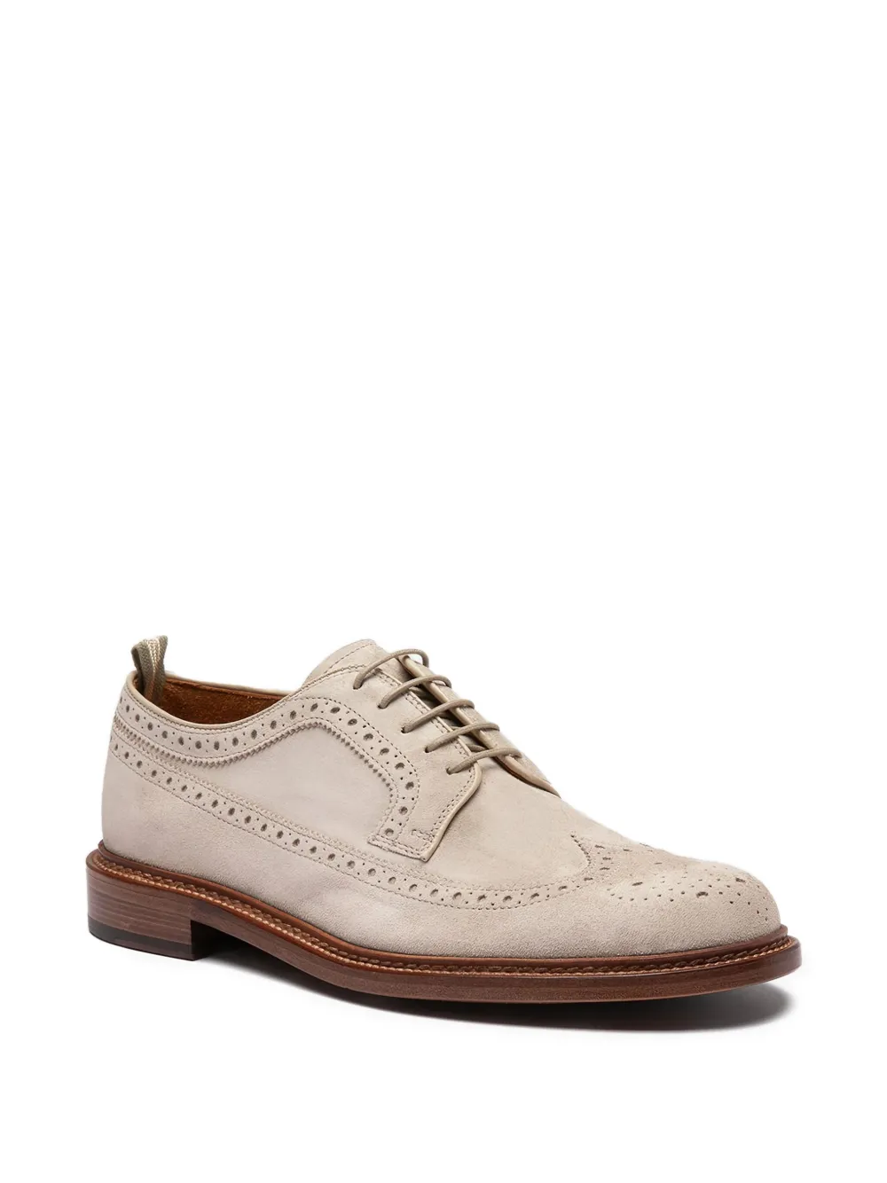 Officine Creative leather lace-up derby shoes Neutrals