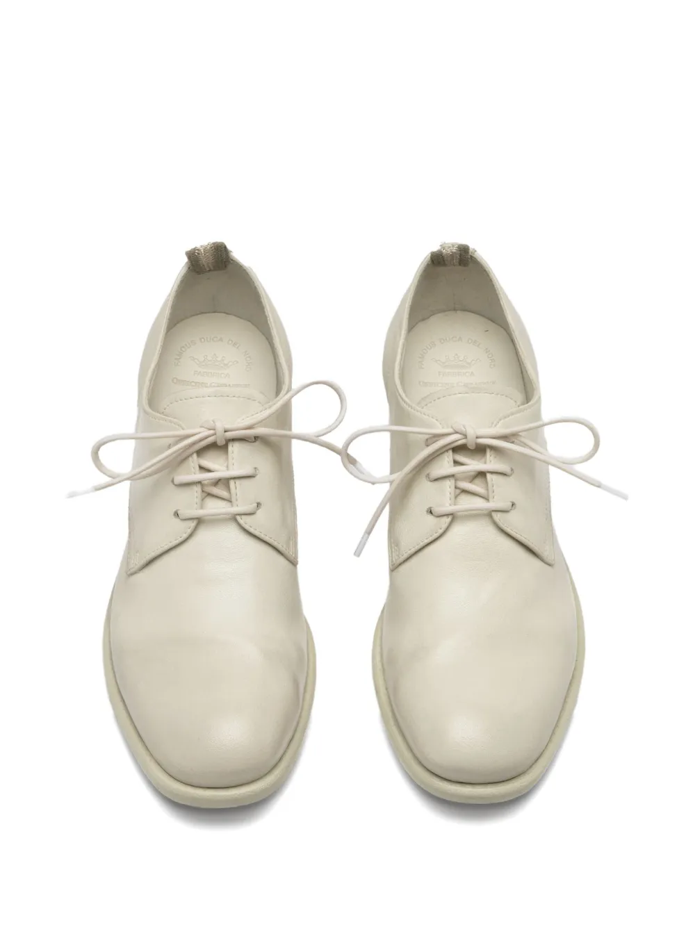 Officine Creative CALIXTE 064 leather Derby shoes White