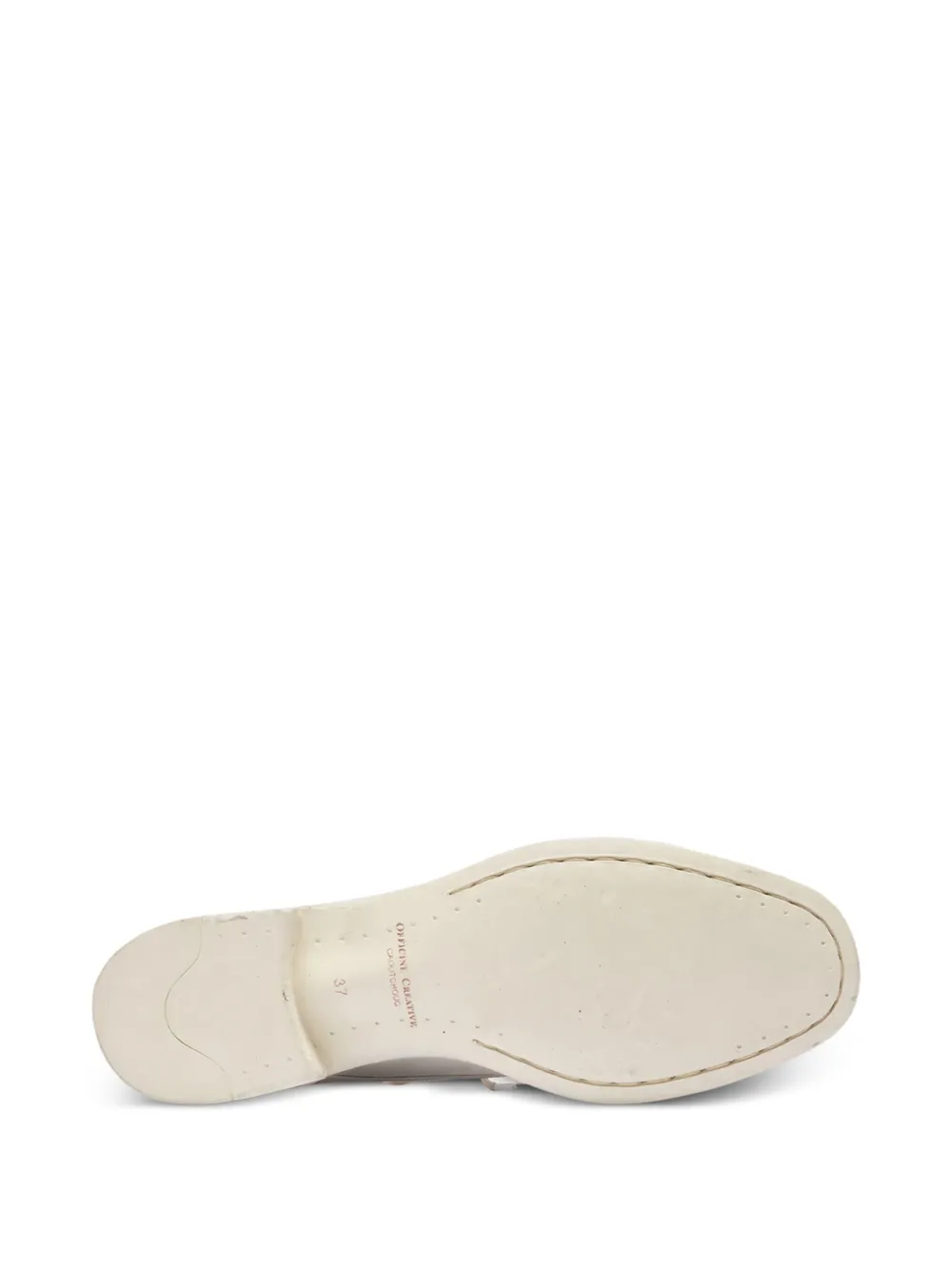 Officine Creative CALIXTE 064 leather Derby shoes White