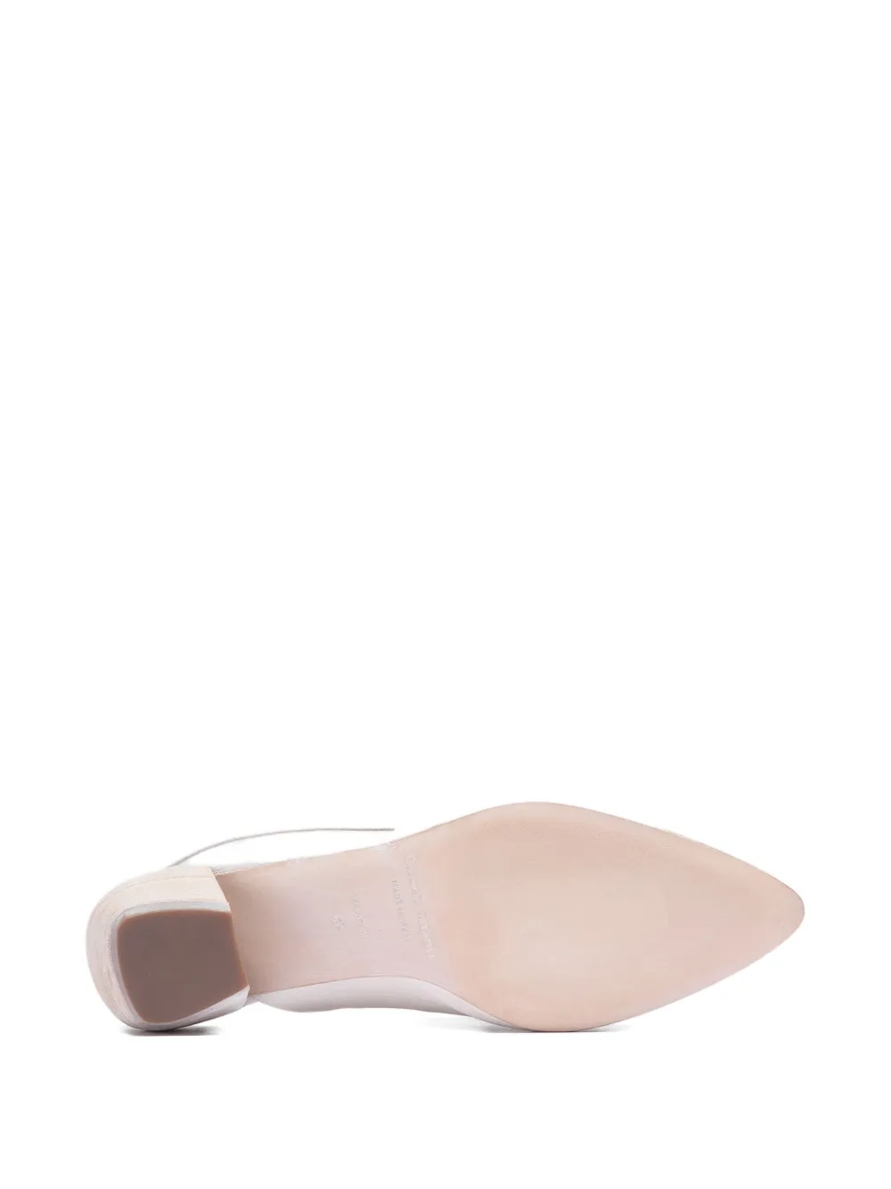 Officine Creative 50mm Sally 029 slingback leather mules White