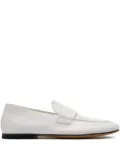 Officine Creative leather penny loafers - White
