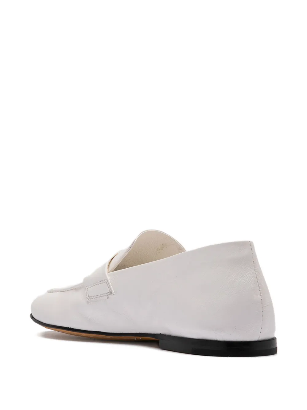 Officine Creative leather penny loafers White