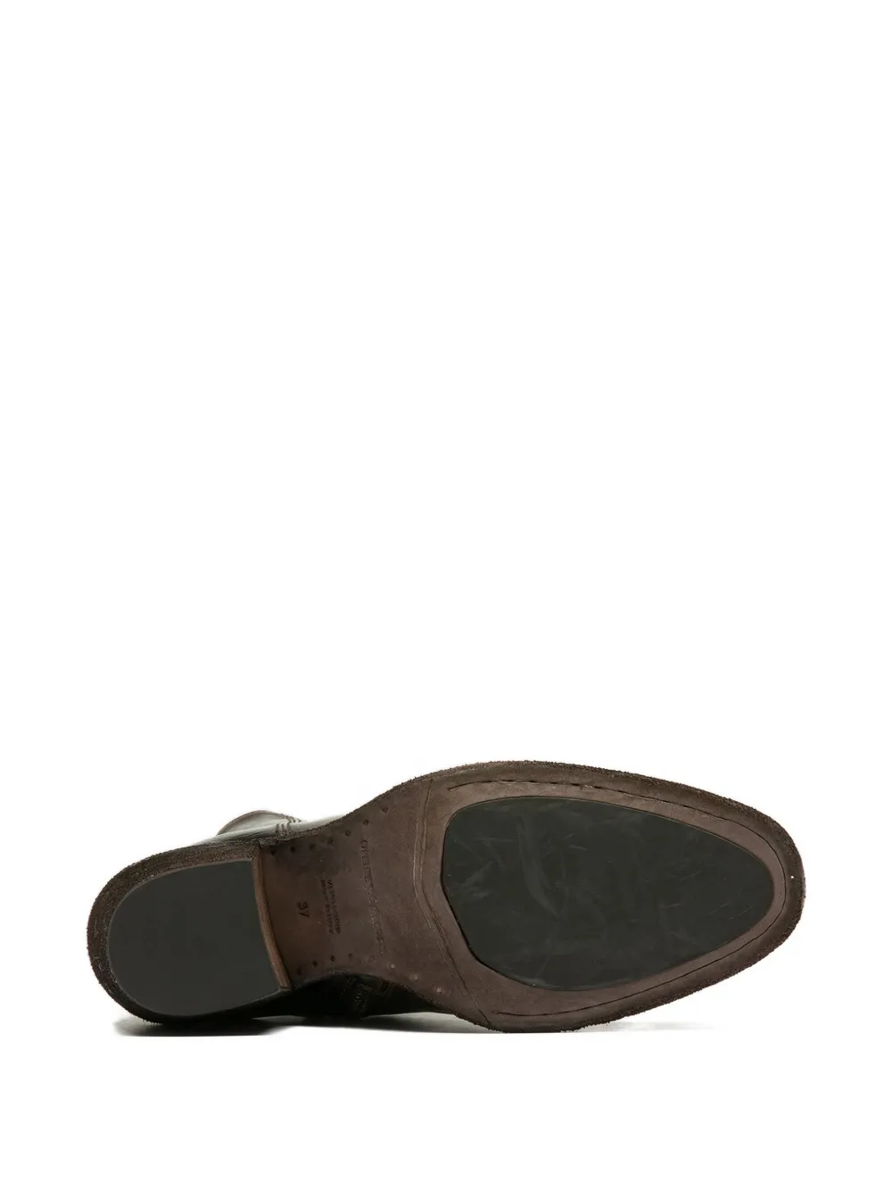 Officine Creative Sydne 008 leren laarzen met rits Bruin