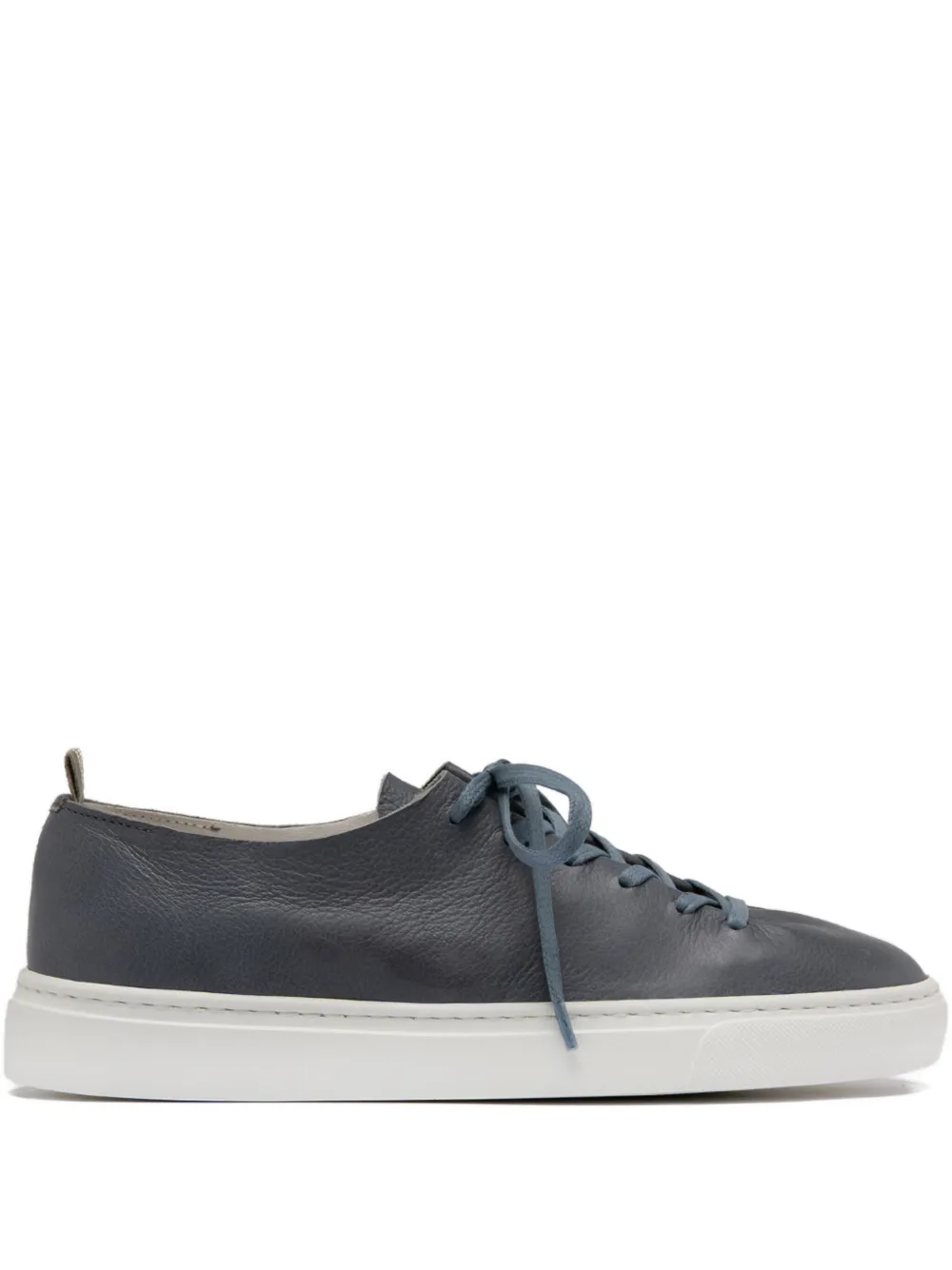 Officine Creative leather lace-up sneakers Blue