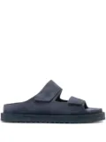 Officine Creative Sands 105 double-strap suede sandals - Blue