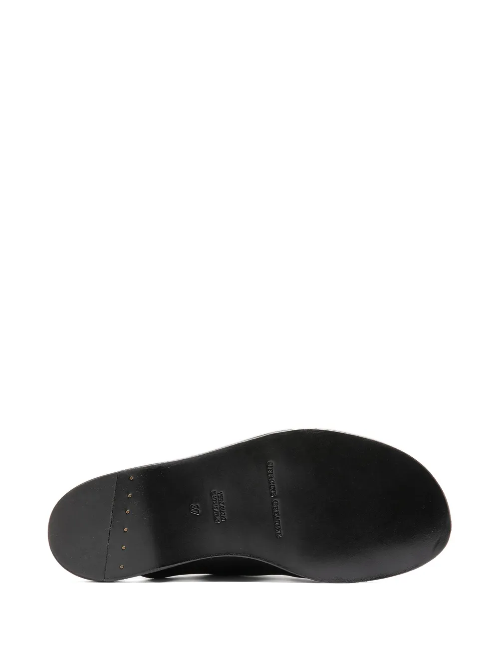 Officine Creative Itaca 049 geweven leren sandalen Zwart