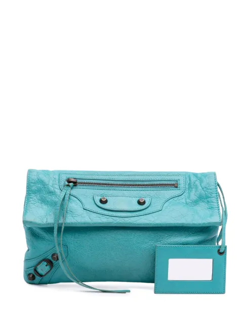 Balenciaga Pre-Owned 2013 Lambskin Motocross Classic Envelope clutch bag