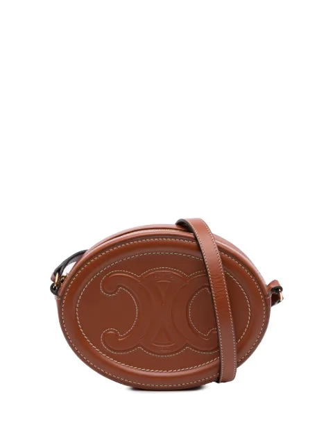 Celine Pre-Owned bolsa crossbody Small Calfskin Cuir Triomphe Oval 2021