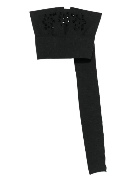 Alberta Ferretti embellished wool top