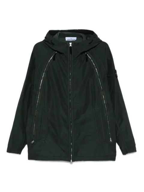 Stone Island zip-fastening hooded jacket