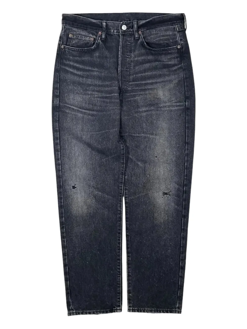 Junya Watanabe MAN whiskering-effect jeans | Black | Image 1
