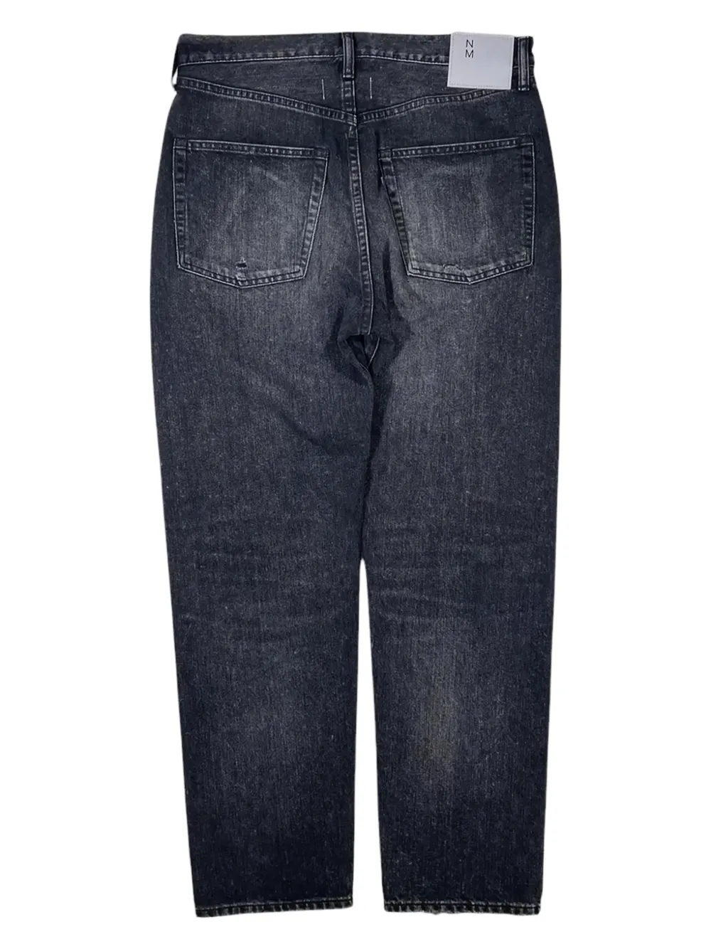 Junya Watanabe MAN whiskering-effect jeans - Zwart