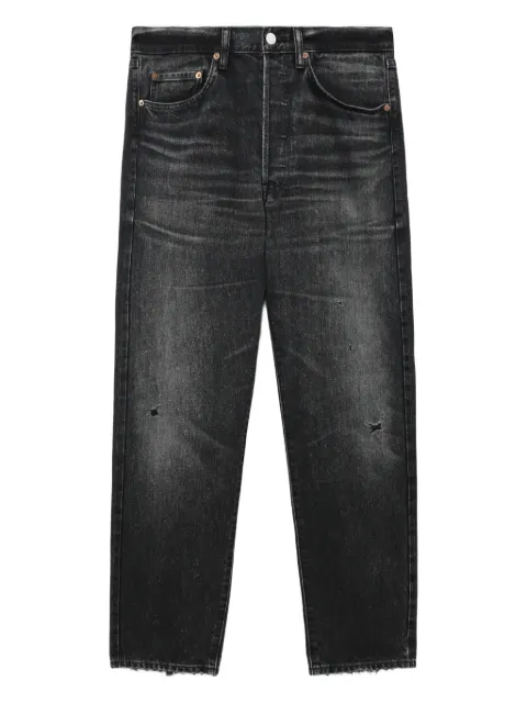 Junya Watanabe MAN jeans con efecto desgastado