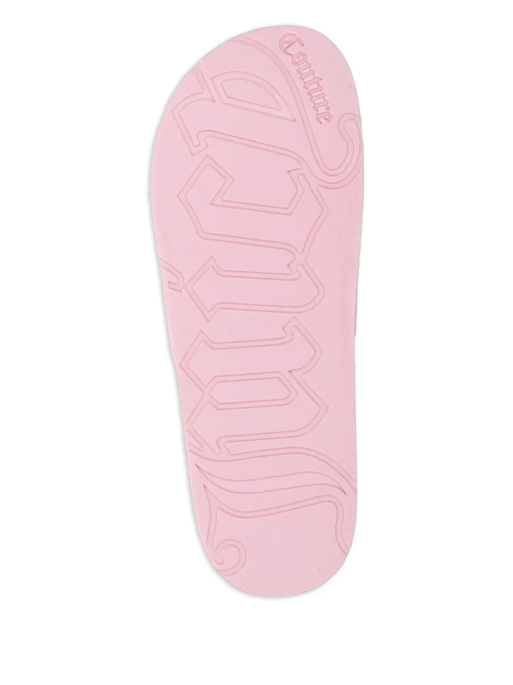 Juicy Couture logo-embossed slides Pink