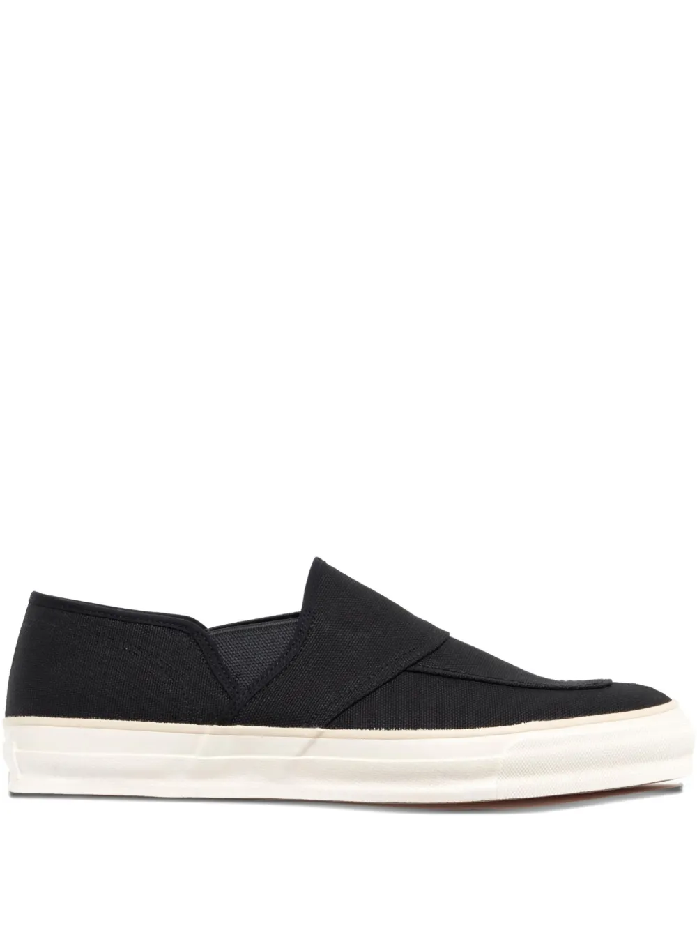 Comme des Garçons Homme Deux Sneakers met vlakken Zwart