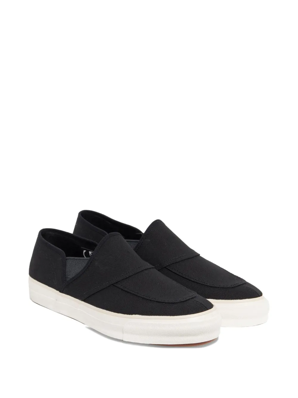 Comme des Garçons Homme Deux Sneakers met vlakken Zwart