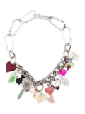 Chopova Lowena charm-chain necklace - Silver