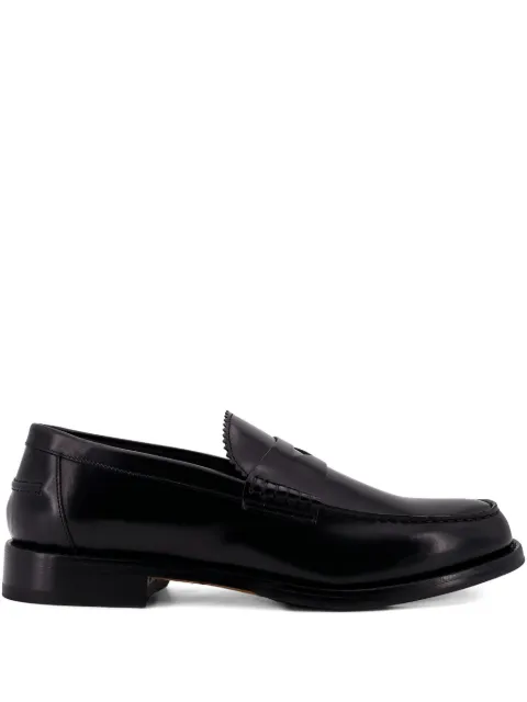Doucal's penny leather loafers