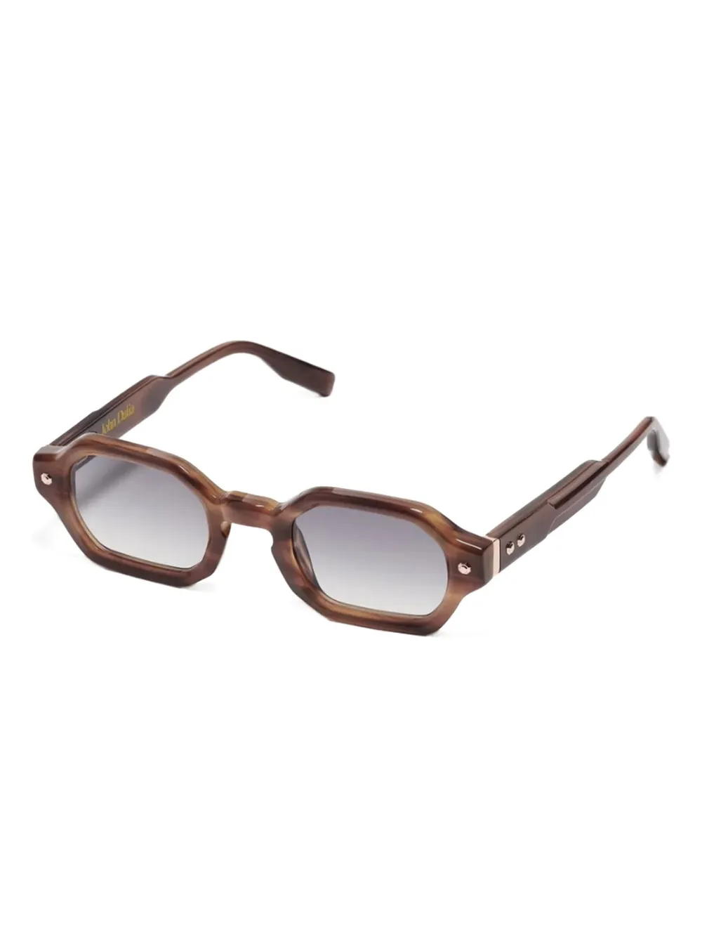John Dalia rectangle-frame sunglasses - Bruin