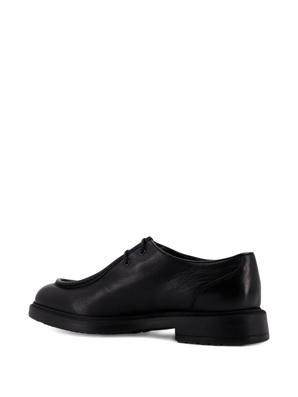 Doucal's leather lace-up shoes Black