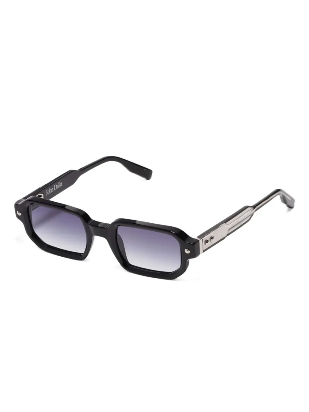 John Dalia rectangle-frame sunglasses - Zilver