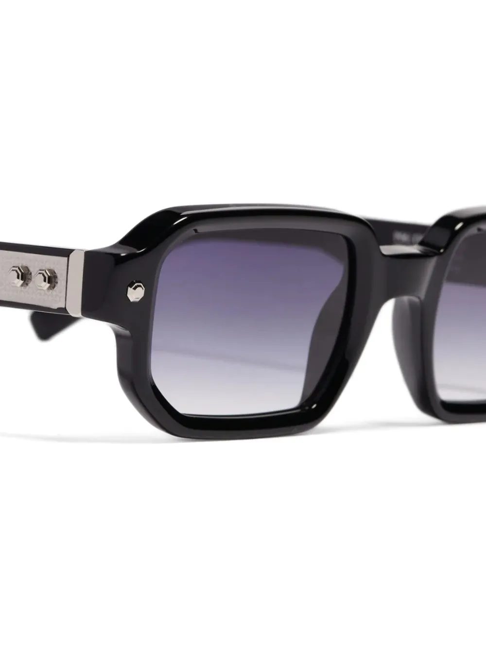 John Dalia rectangle-frame sunglasses Zilver