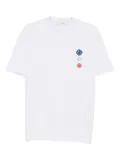 Joshua Sanders smiley-face embroidered T-shirt - Grey