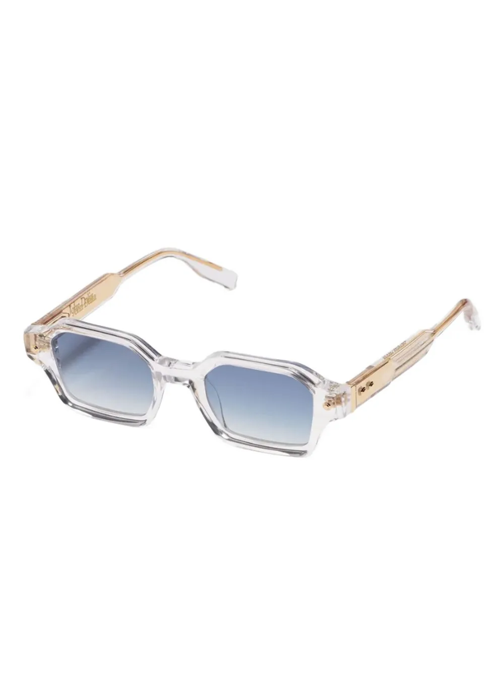 John Dalia rectangle-frame sunglasses - Goud