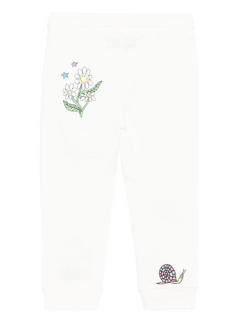 Stella McCartney Kids floral-print trousers | Girls Casual Trousers | Image 2