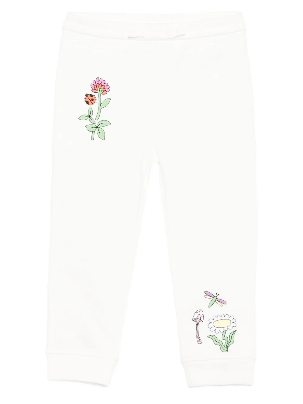Stella McCartney Kids floral-print trousers | White | Image 1