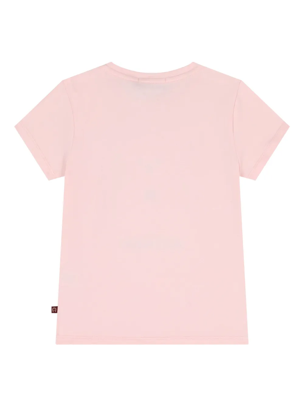 Aigner Kids teddy-bear logo T-shirt Roze