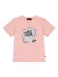 Aigner Kids gift-box print T-shirt - Pink