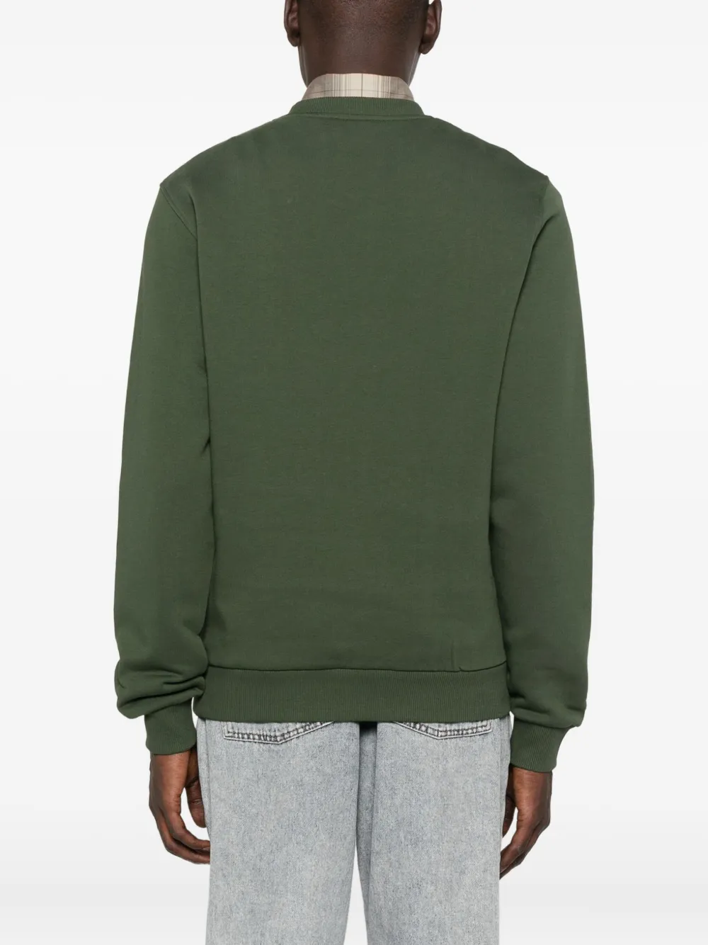 Les Deux Racing Crew-neck Sweatshirt In Green