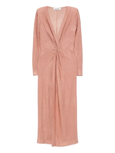 Antonino Valenti twist-front glitter midi dress