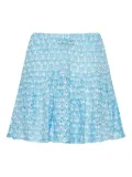 Missoni patterned tiered skirt - Blue