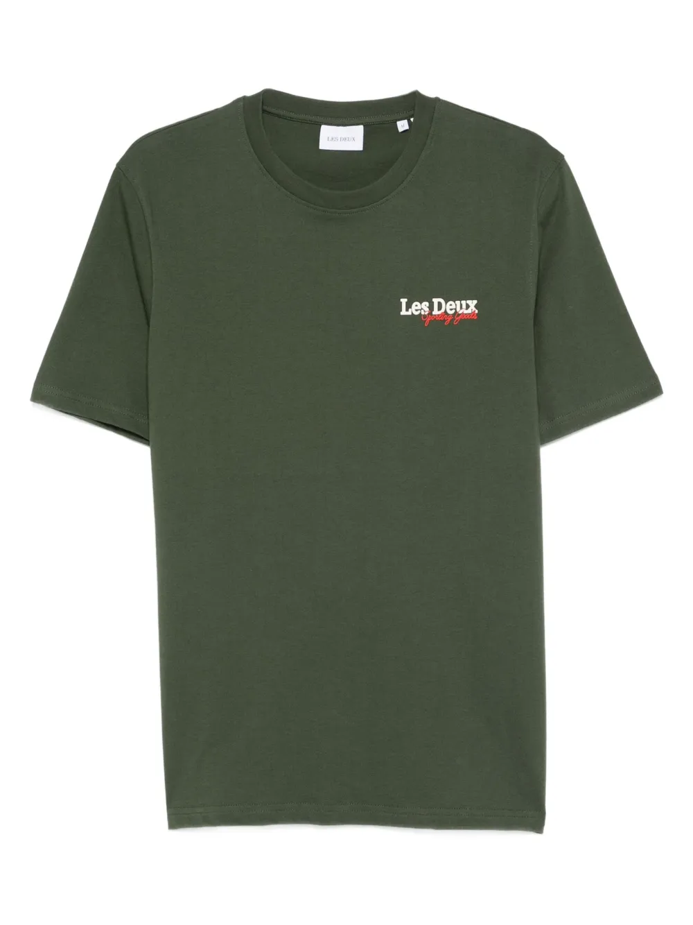Les Deux Racing organic-cotton T-shirt | Green | Image 1